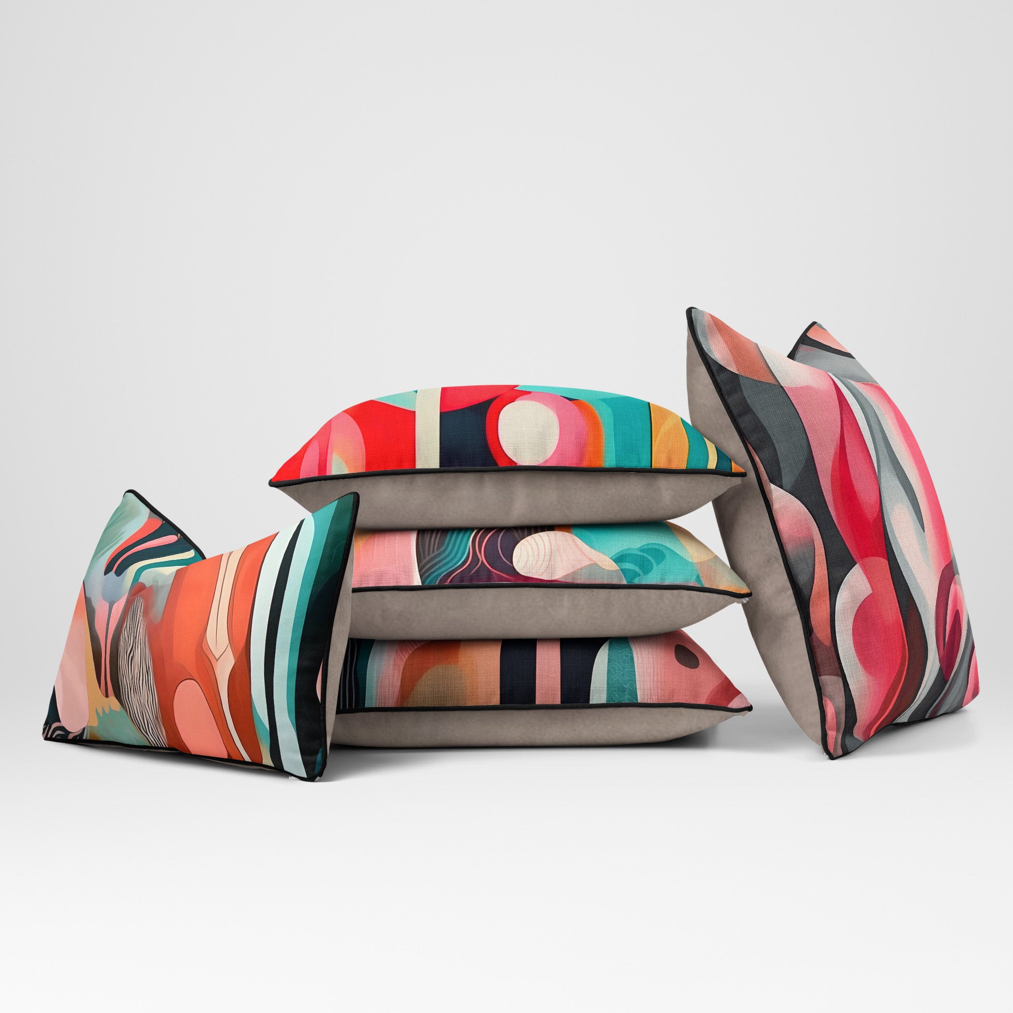 Chromatic Symphony | Canvas Cushion