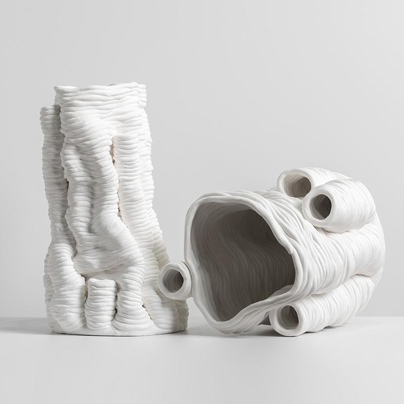 Modern Geometric Resin Vase