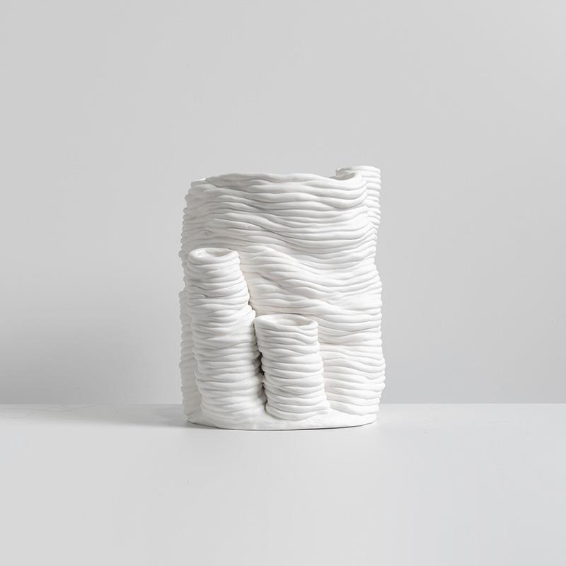 Modern Geometric Resin Vase