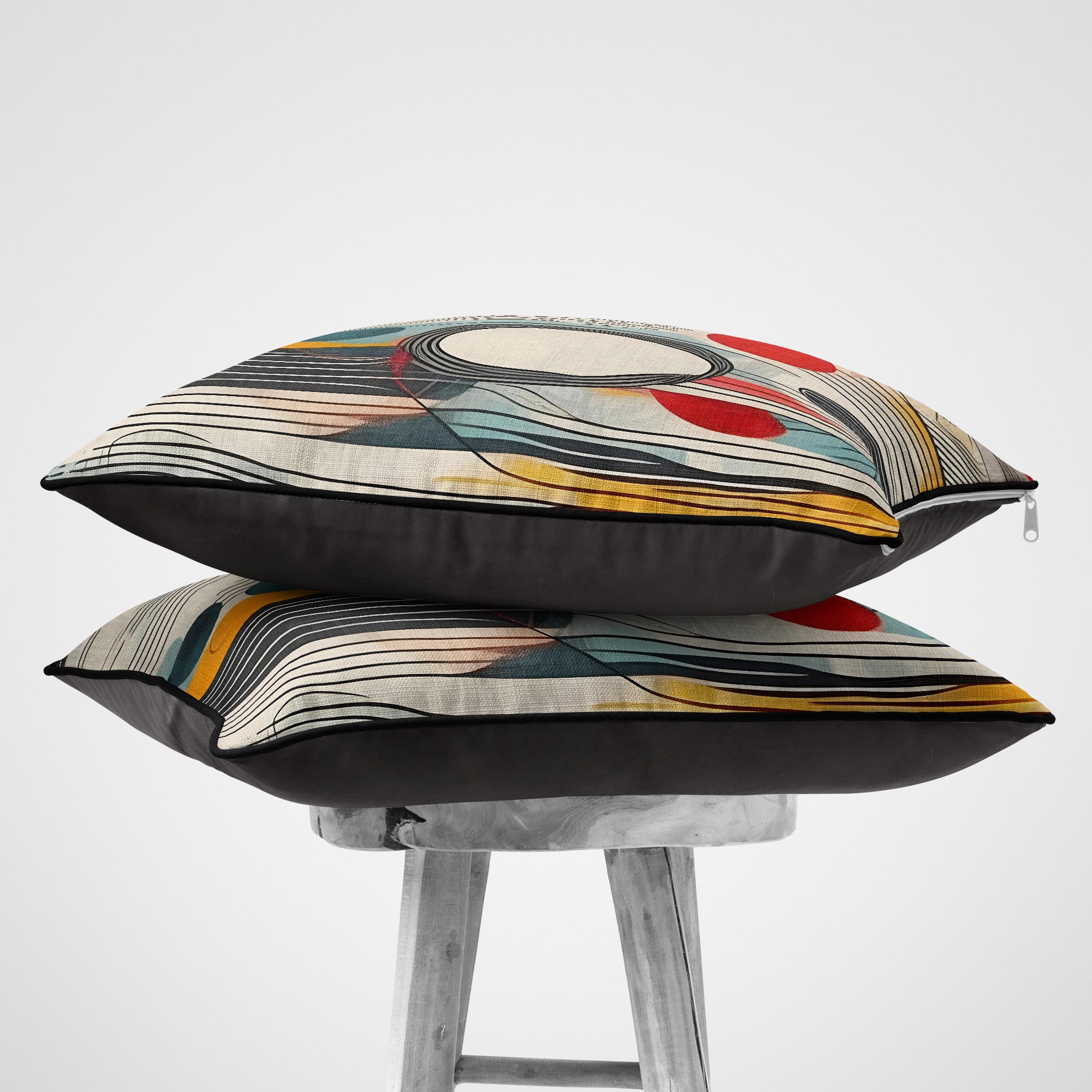 Eclectic Retro Mix | Canvas Cushion