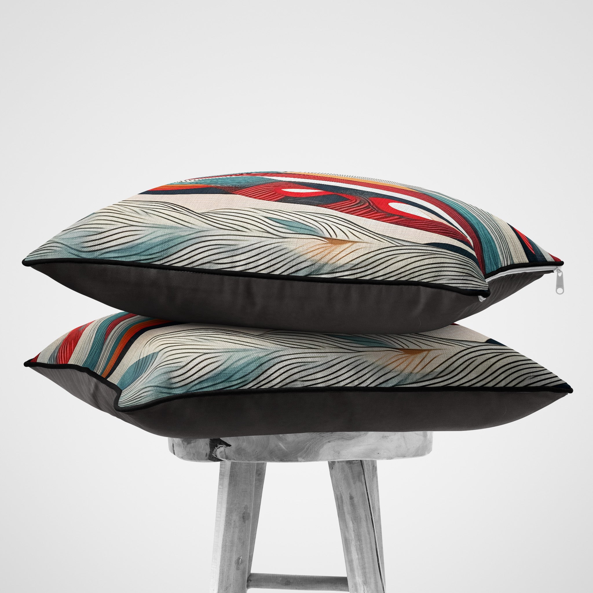 Minty Vintage Vibes  | Canvas Cushion