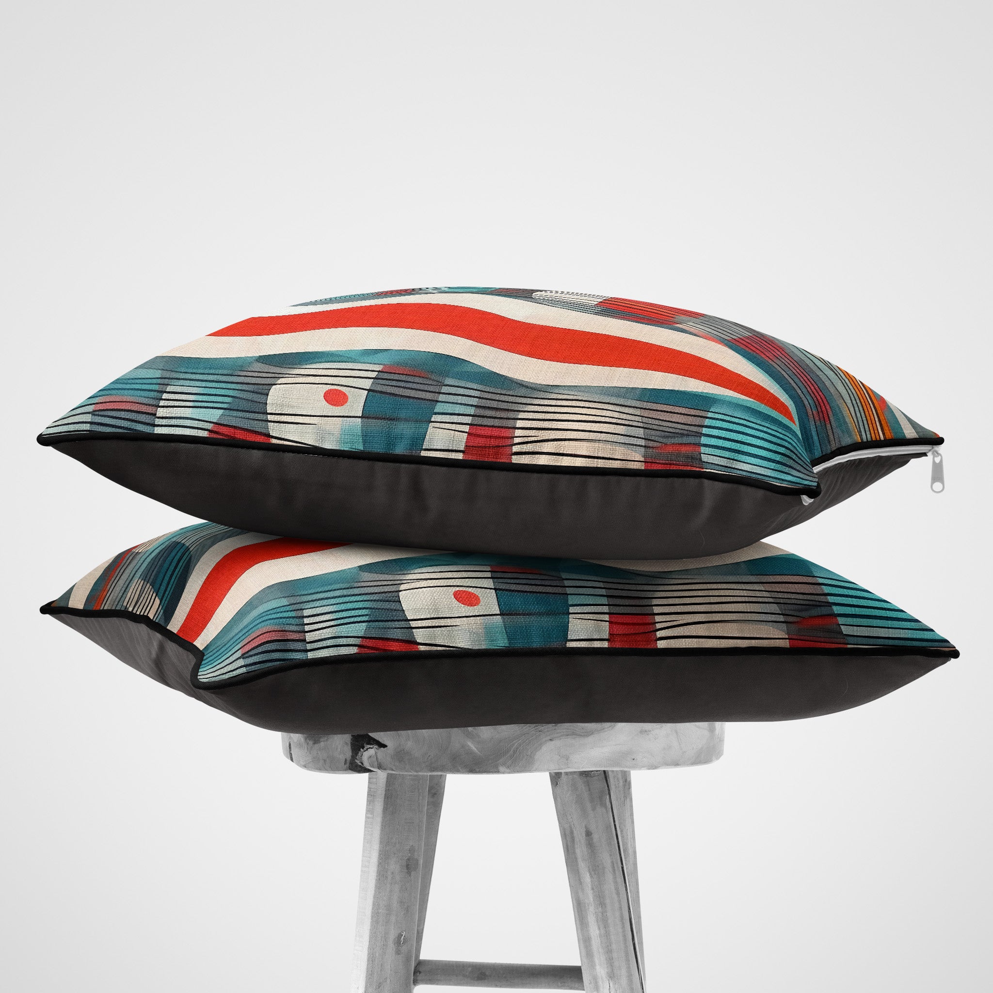 Vibrant Pop Kaleidoscope | Canvas Cushion