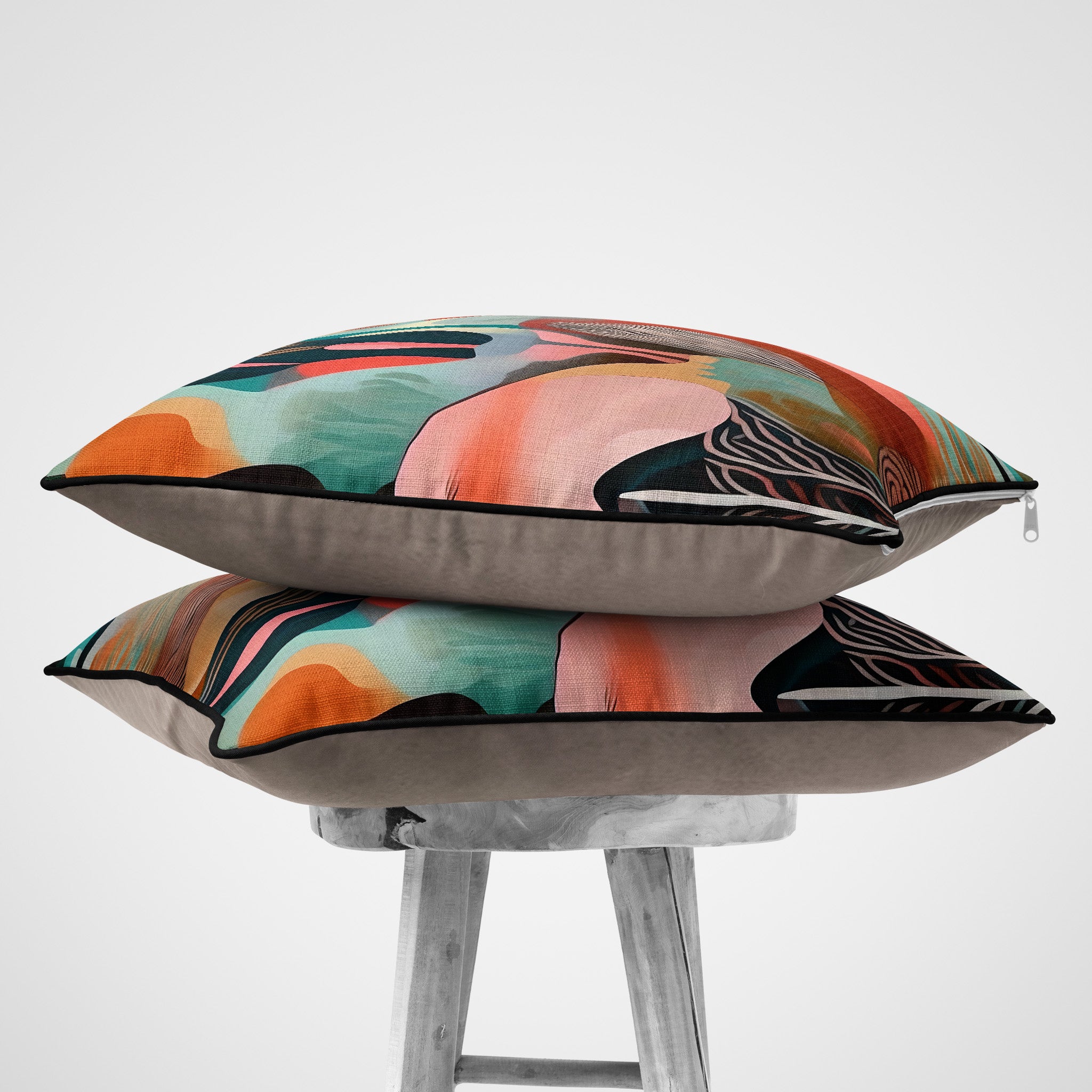 Chromatic Symphony | Canvas Cushion