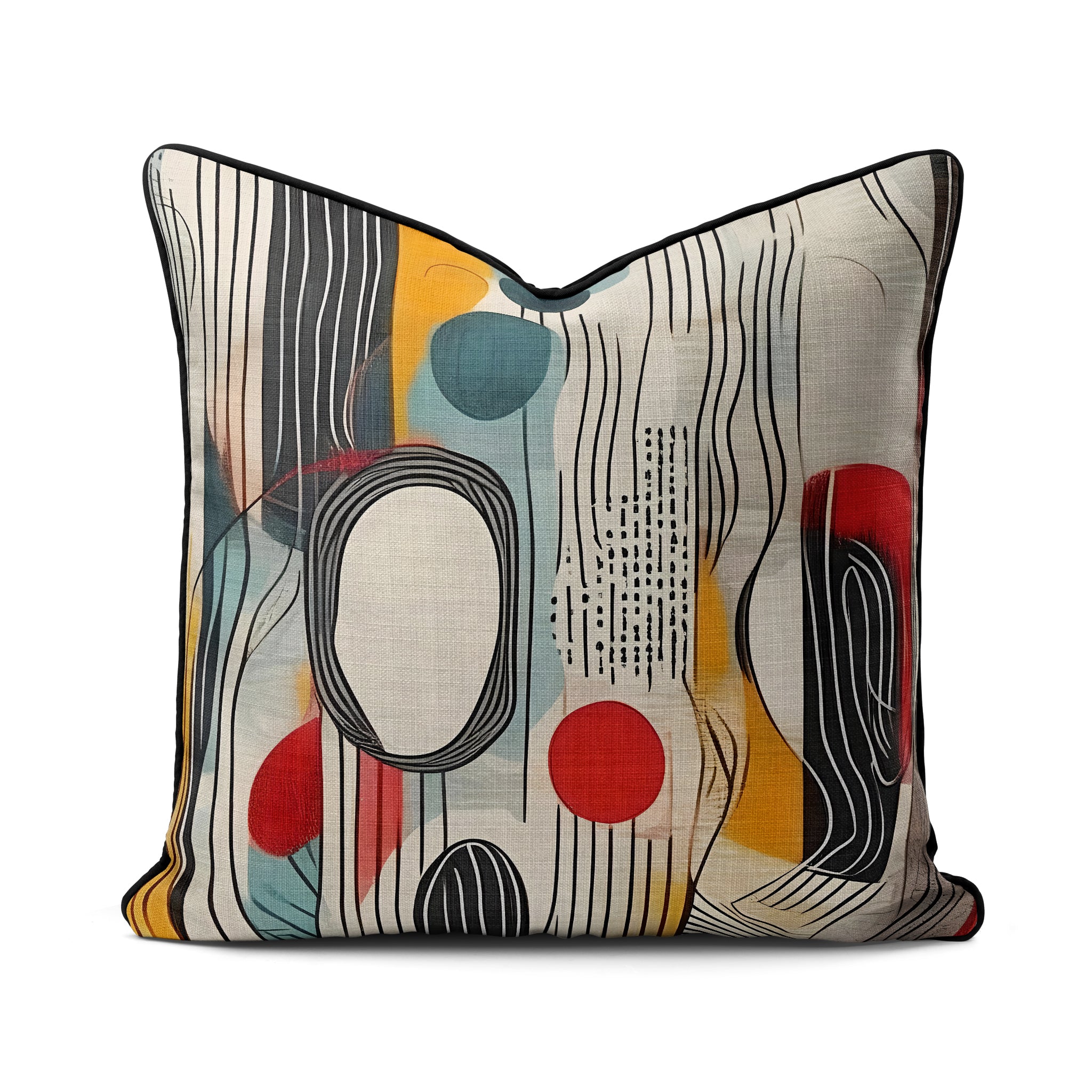 Eclectic Retro Mix | Canvas Cushion