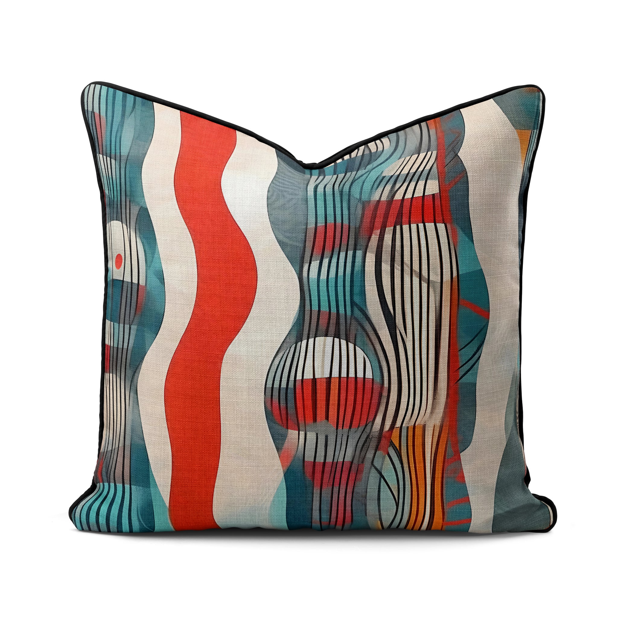 Vibrant Pop Kaleidoscope | Canvas Cushion