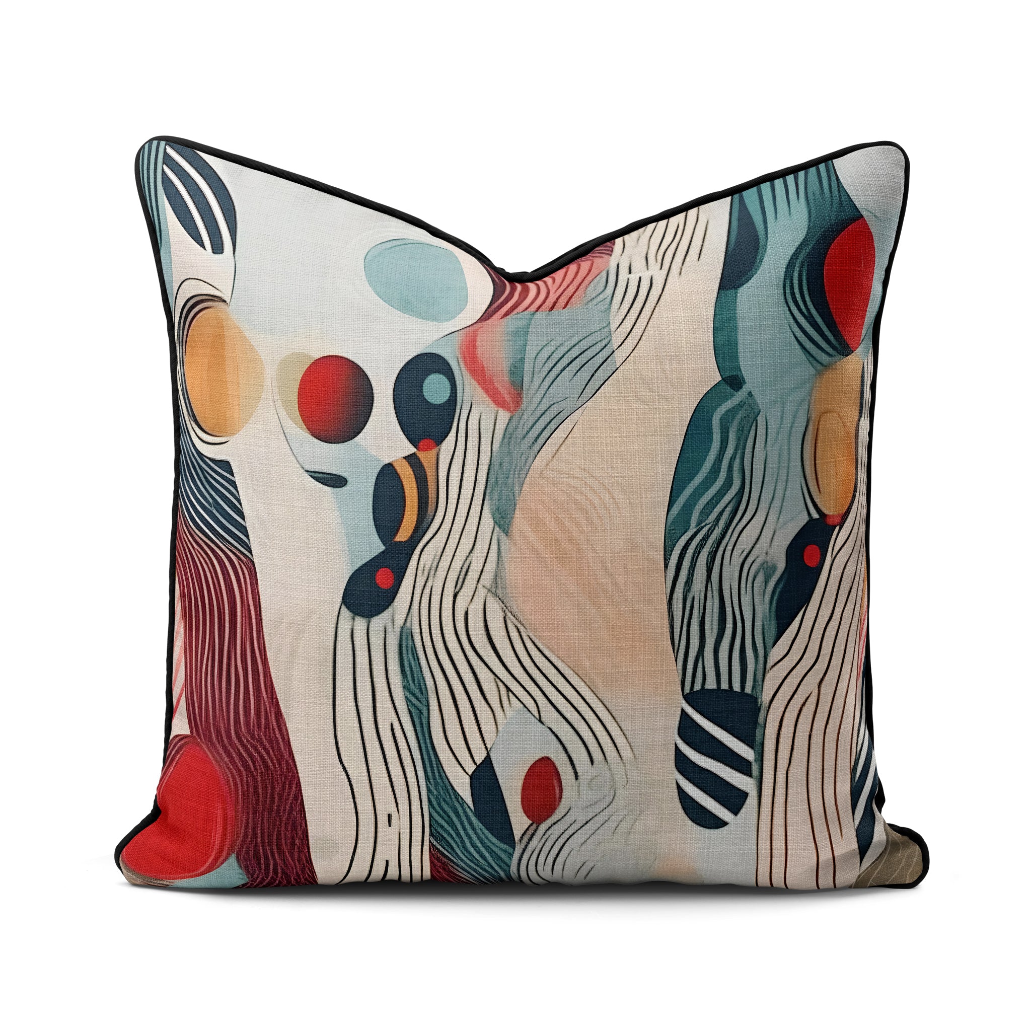 Funky Floral Fusion | Canvas Cushion
