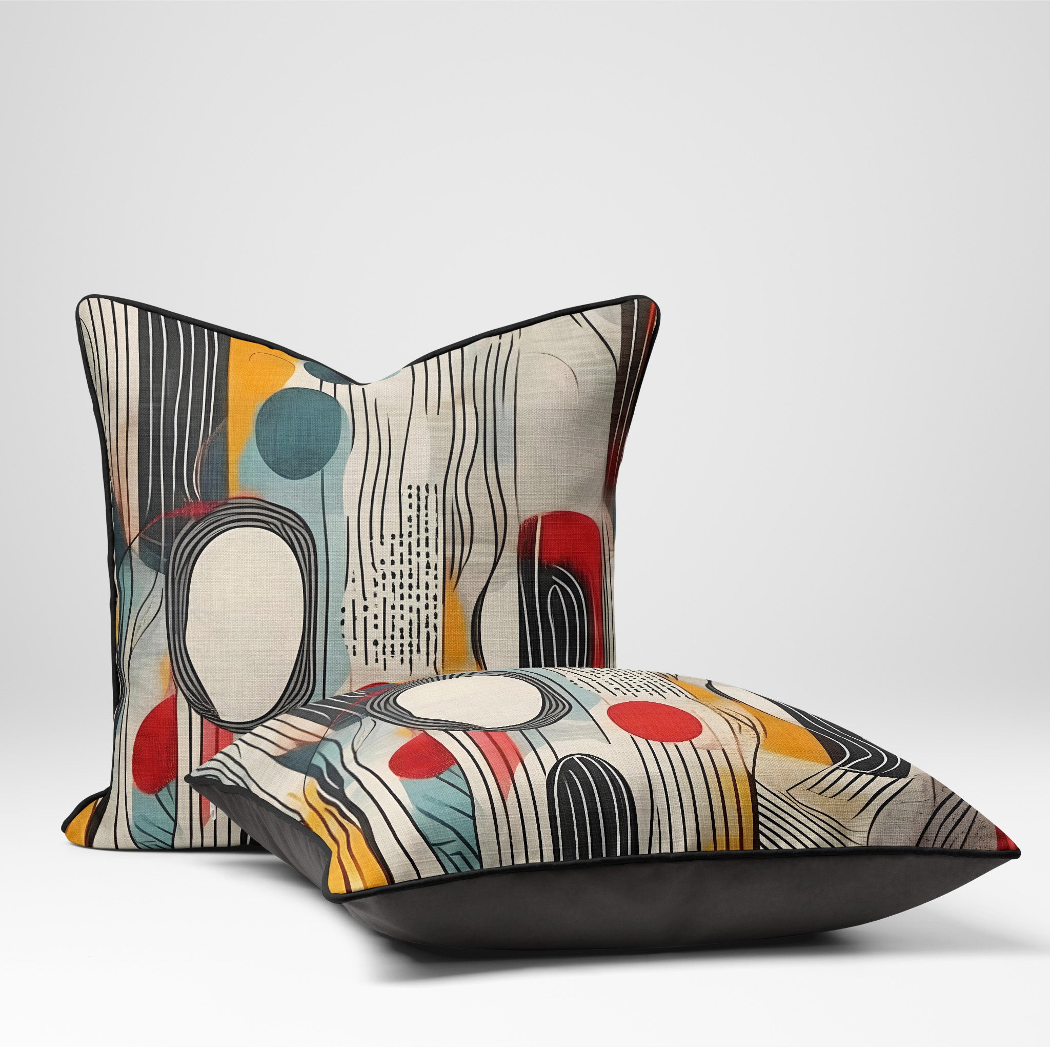 Eclectic Retro Mix | Canvas Cushion