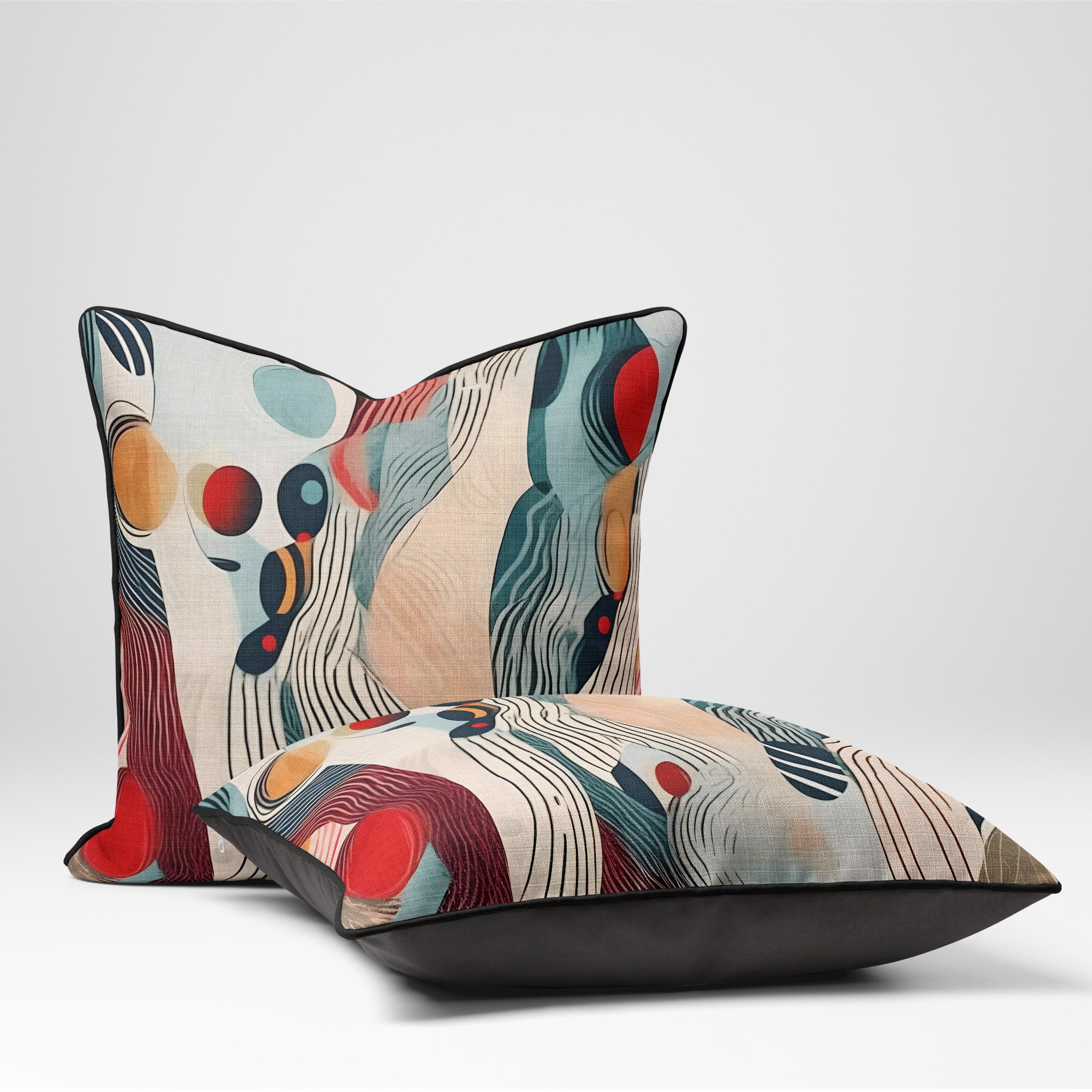 Funky Floral Fusion | Canvas Cushion