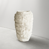 Snow Strata Ceramic Vase