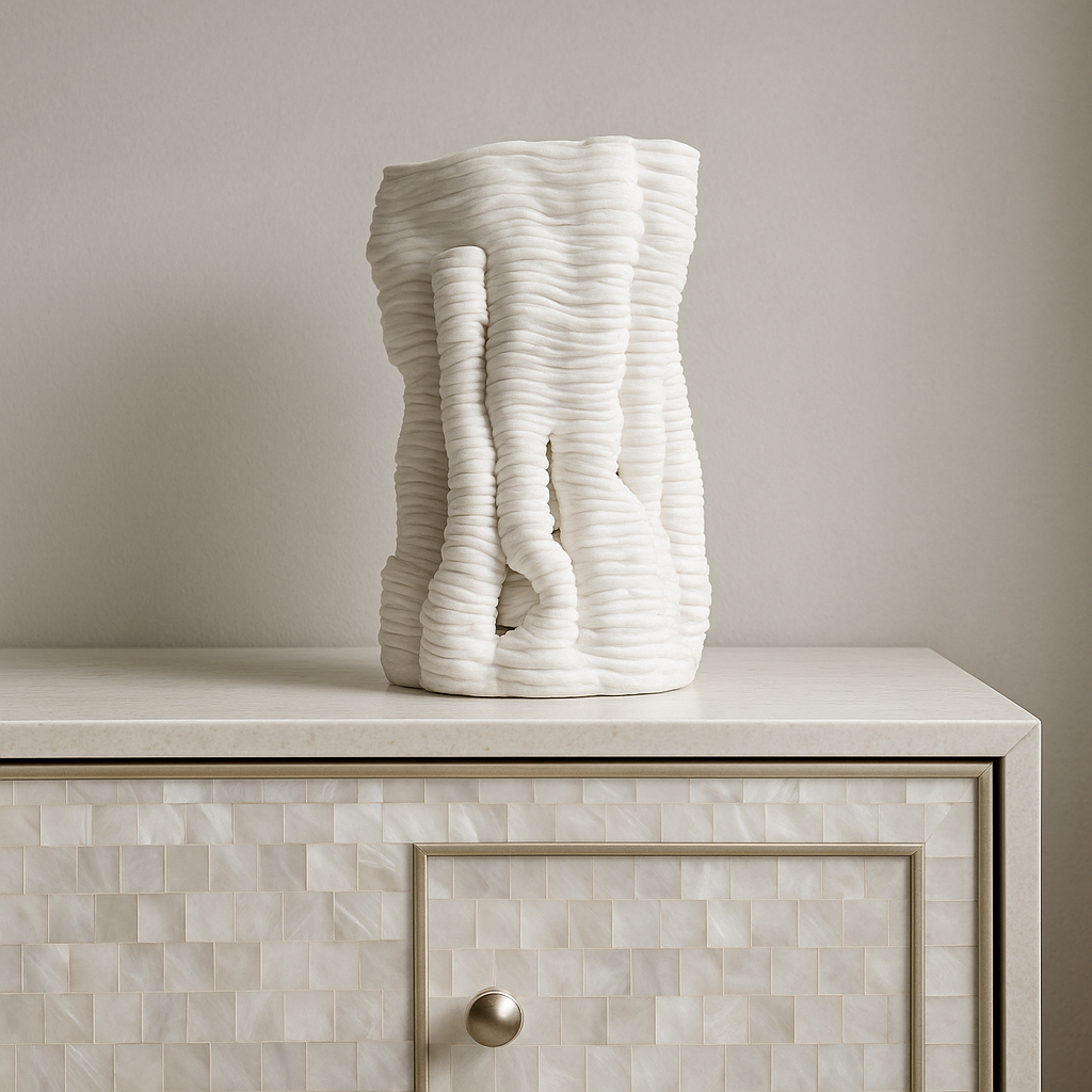 Modern Geometric Resin Vase