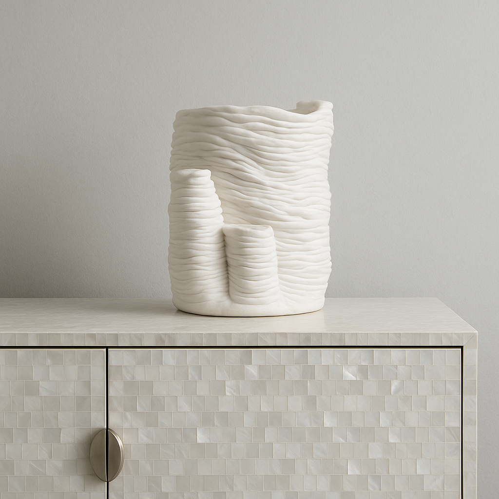 Modern Geometric Resin Vase