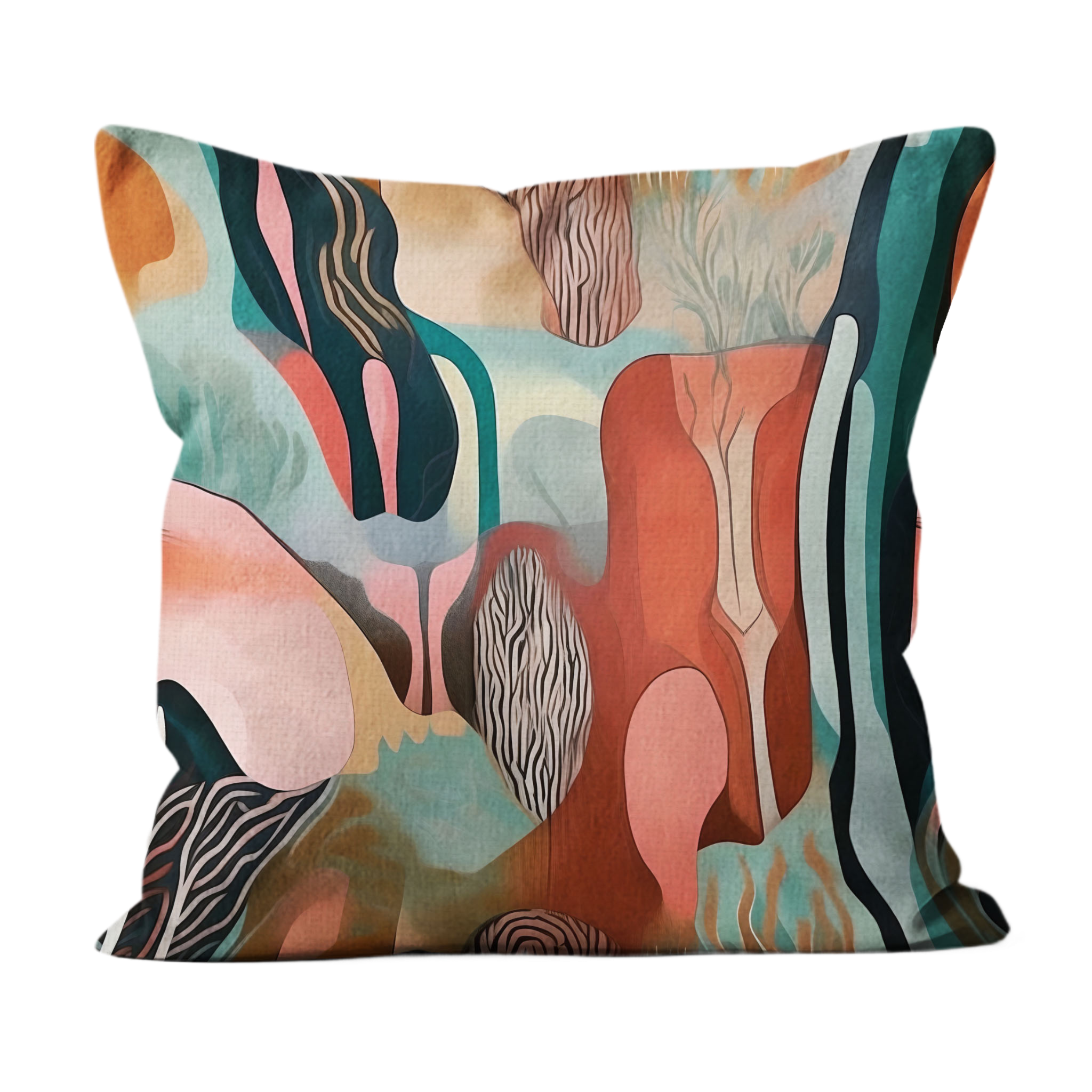 Chromatic Symphony Cushion - Multi-Color