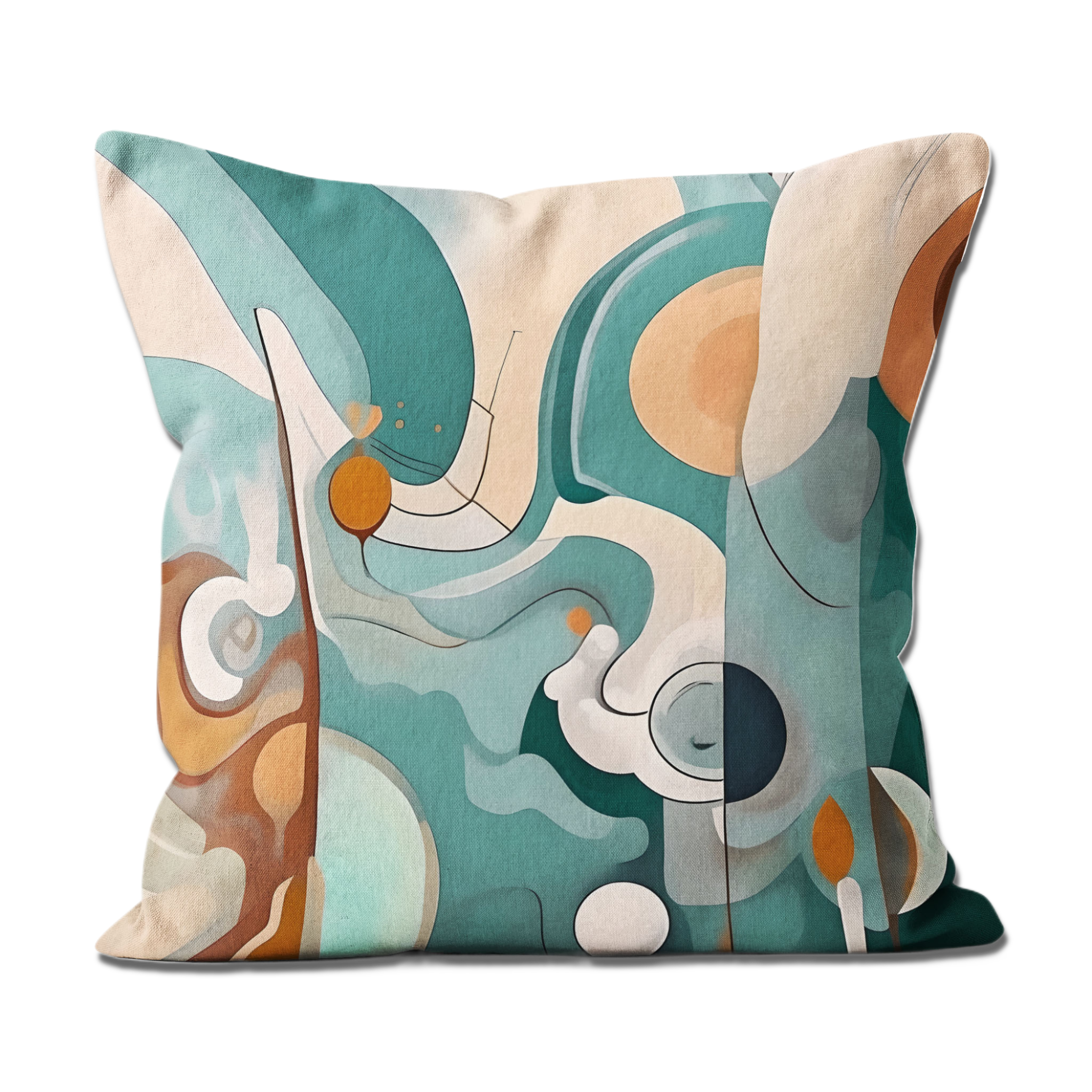 Charmed Canvas Cushion: Subtle Tones for Serene Interiors