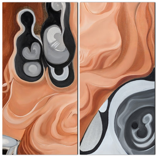 Interior Drift - Abstract painting, 2023